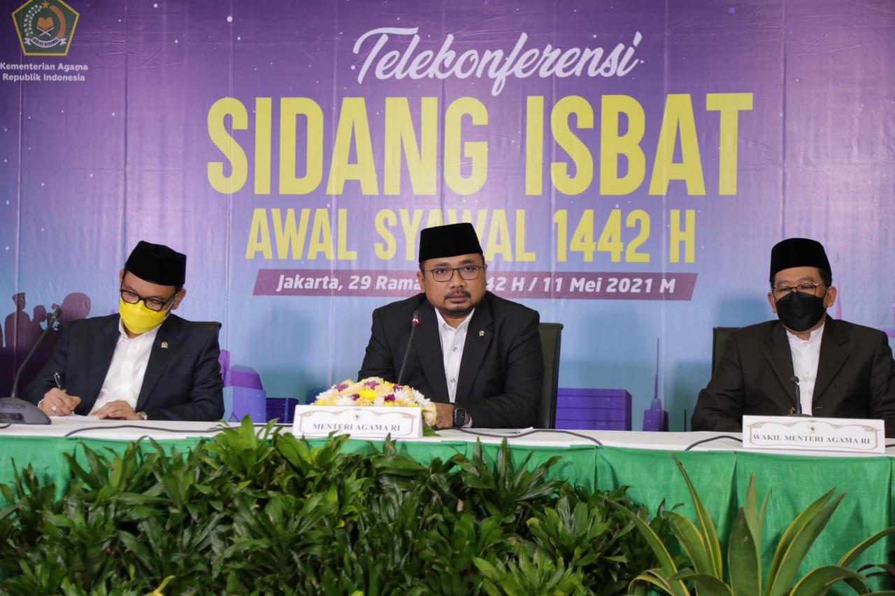 Pemerintah Tetapkan 1 Syawal 1442 H Jatuh pada 13 Mei 2021